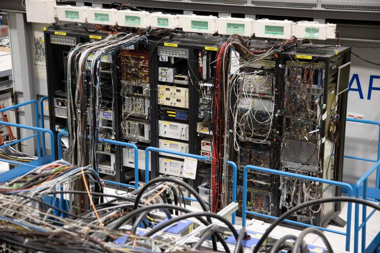 Catching trap electronics racks