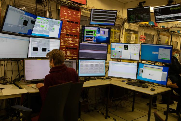 Janko at the ALPHA main control board